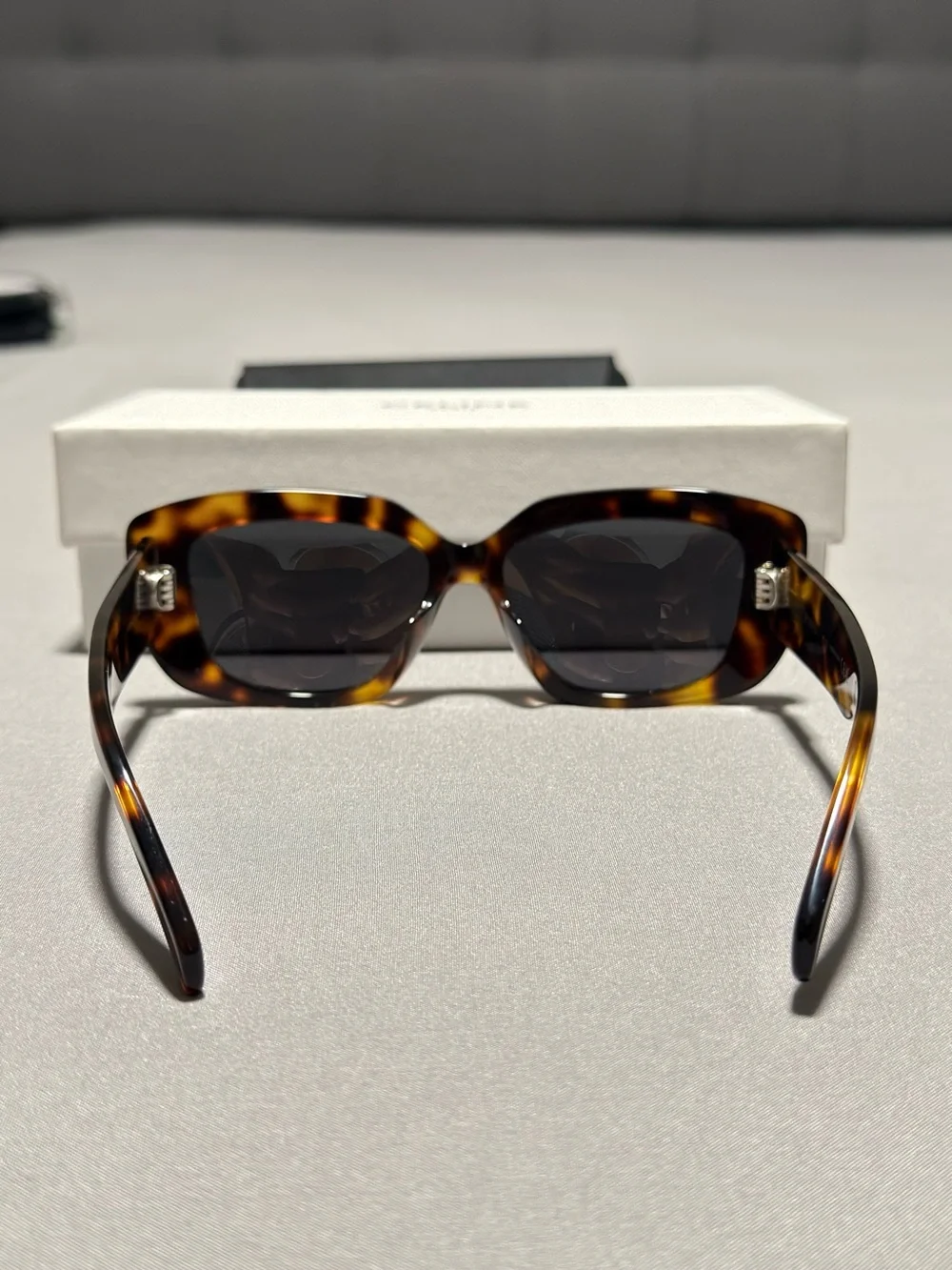 Celine Tortoiseshell Cat-Eye Sunglasses with Dark Lenses